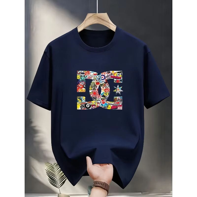 Streetwear High End Brand - 2026年夏向けファッション トレンド ハイエンド ラグジュアリーブランド プリント オーバーサイズTシャツ