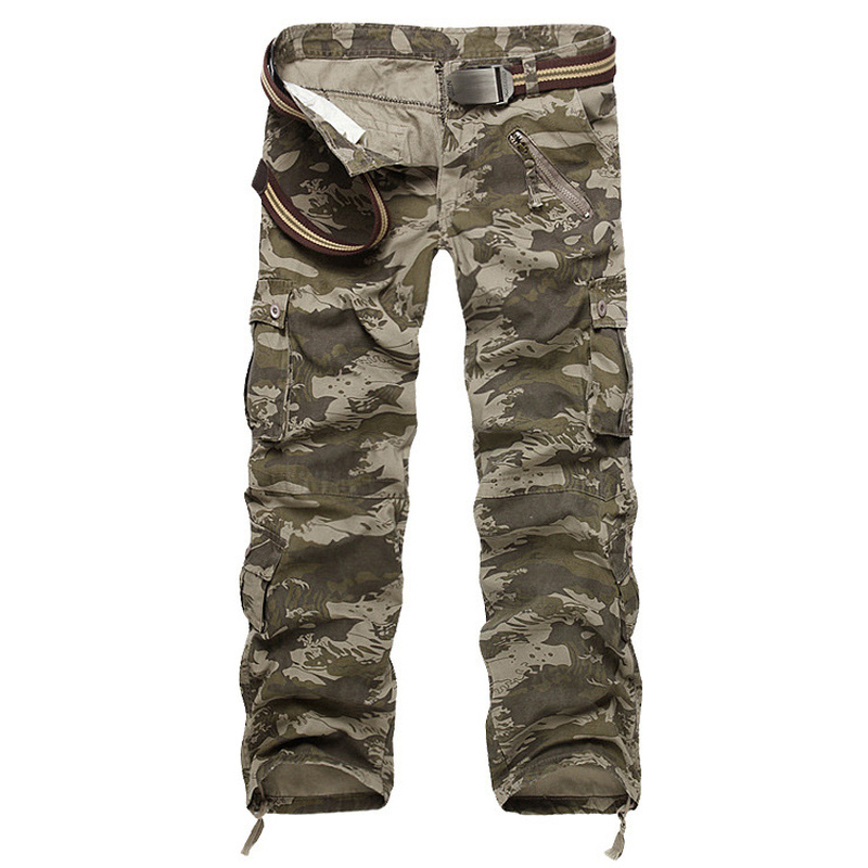 Corteiz Cargo Pant - メンズカモフラージュカーゴパンツ,ミリタリーパンツ,ストリートウェア,ジョギング,ストレートパンツ,ベルトなし,7色