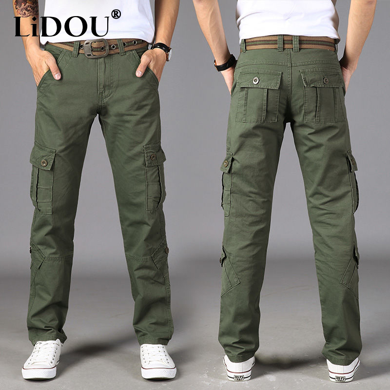 夏の新無地カジュアルポケットカーゴパンツ男薄型スタイル綿屋外 - Corteiz Cargo Pant のレビューと価格