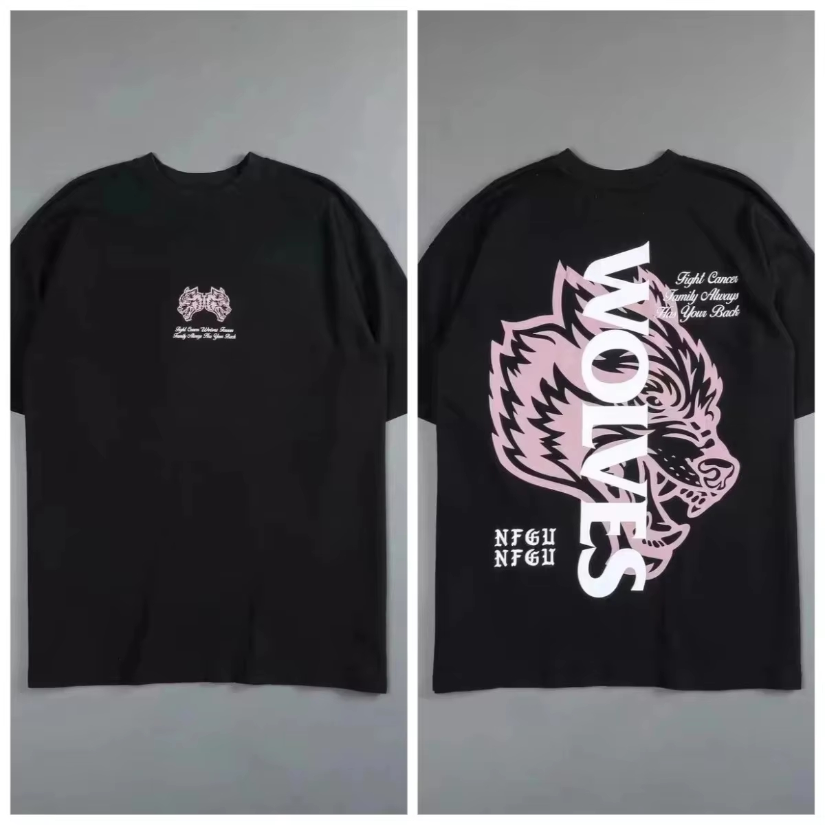 レトロブラックウルフヘッドハイエンドフィットネスストリートフ - Streetwear High End Brand のレビューと価格