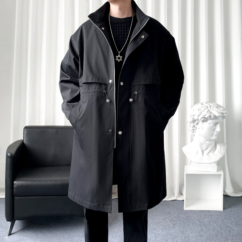 韓国のメンズファッショントレンチコート,ロングオーバーコート - Streetwear Brand China のレビューと価格