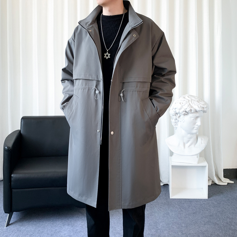 韓国のメンズファッショントレンチコート,ロングオーバーコート - Streetwear Brand China のレビューと価格
