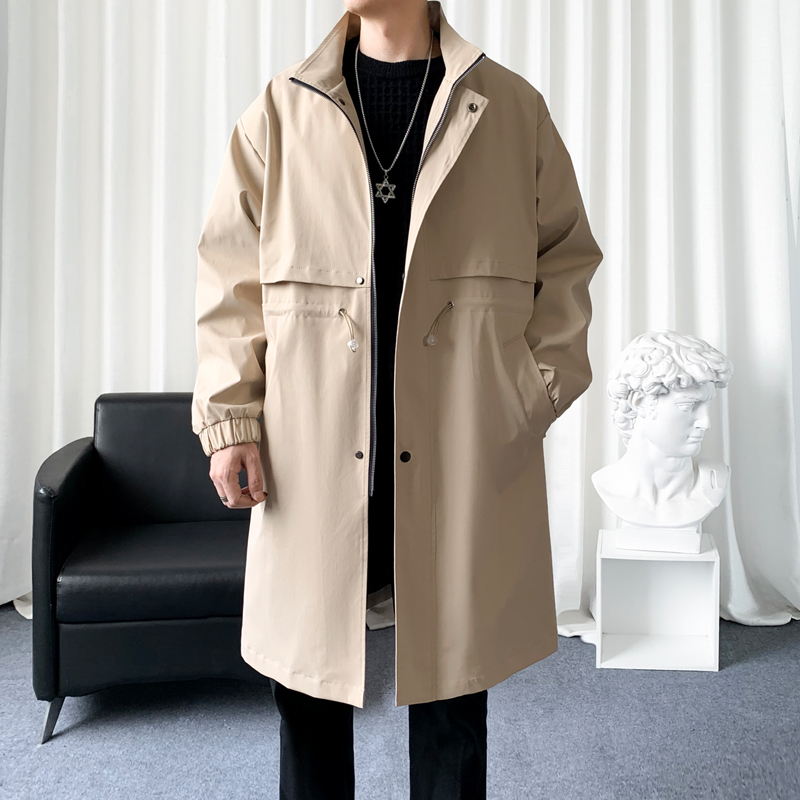 韓国のメンズファッショントレンチコート,ロングオーバーコート - Streetwear Brand China のレビューと価格