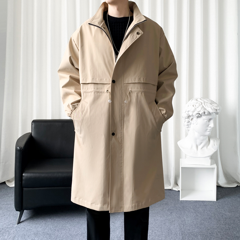 韓国のメンズファッショントレンチコート,ロングオーバーコート - Streetwear Brand China のレビューと価格