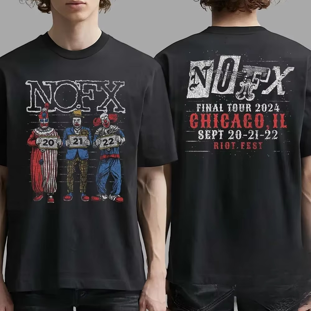 NOFX ロックバンドグラフィックエッセンシャル Tシャツ男 - Streetwear Brand Essentials のレビューと価格