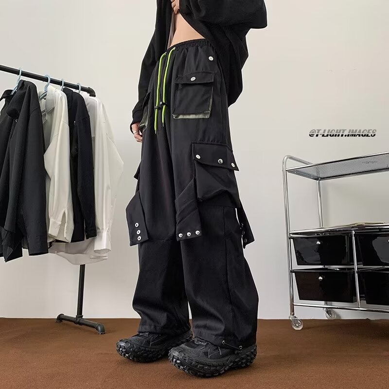 メンズマルチポケットカーゴパンツ,ブラック,原宿ファッション - Corteiz Cargo Pant のレビューと価格