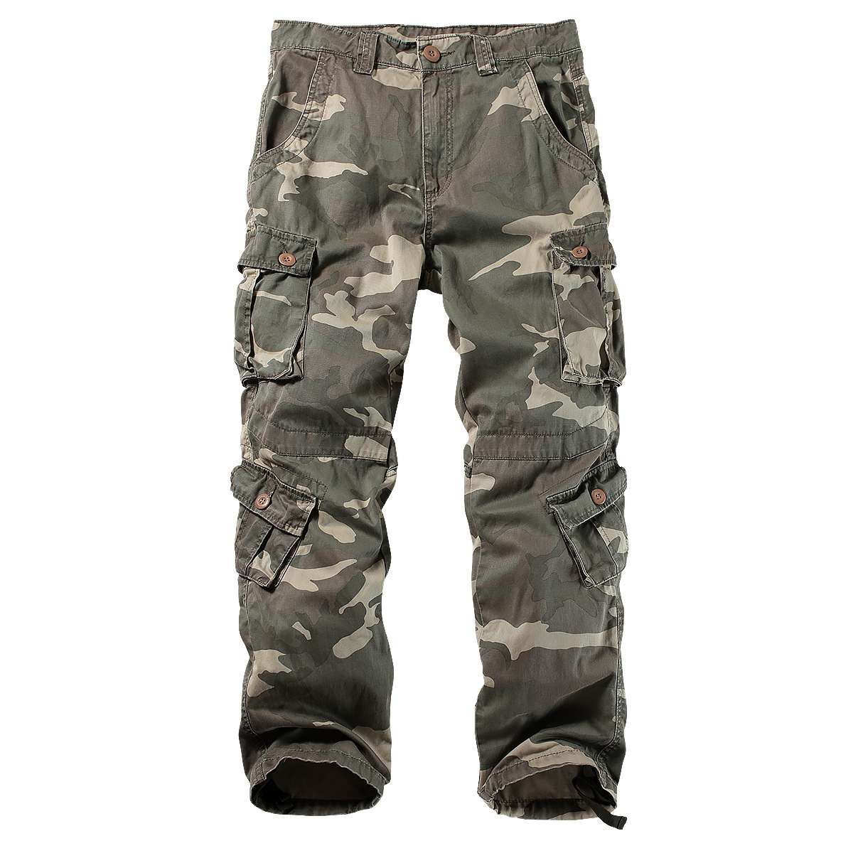 メンズコットンカモフラージュカーゴパンツ、8ポケット、レッド - Corteiz Cargo Pant のレビューと価格